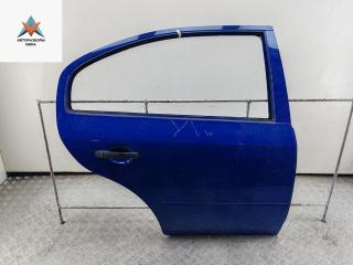 дверь сдвижная Skoda Octavia mk1 (A4 1U) 2001, синий, хетчбэк 5 дв.
