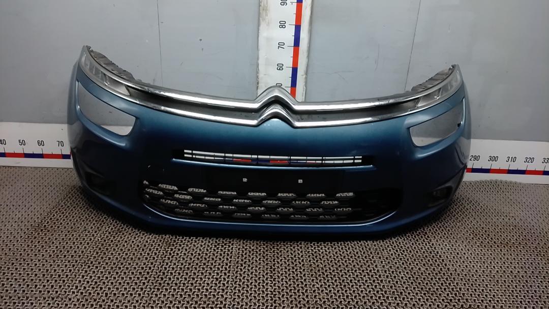 бампер передний Citroen C4 Grand Picasso 2 поколение 2014, 1.6 л., дизель, МКПП, минивэн - фото №1