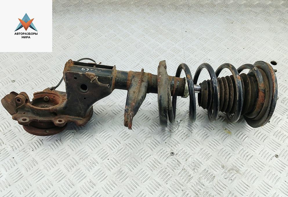стойка передняя Audi A6 4A/C4 1996, 2.6 л., бензин, АКПП, серый, седан - фото №1