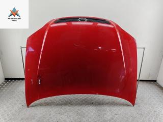 капот Opel Astra G 2000, 1.6 л., бензин, МКПП, красный, хетчбэк 5 дв.