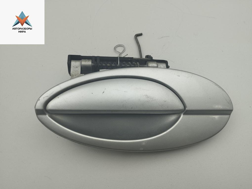 ручка наружная задняя левая Citroen C5 1 поколение 2003, 2.0 л., дизель, МКПП, серый, хетчбэк 5 дв., 9642929180 - фото №1