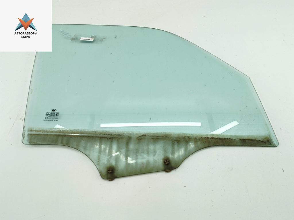 стекло двери передней правой Hyundai Terracan 1 поколение 2001, 2.9 л., дизель, МКПП, серый, внедорожник 5 дв., 43R-001234 - фото №1