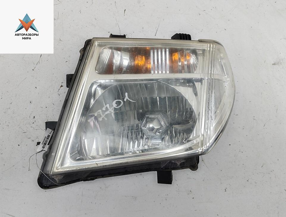 фара левая Nissan Pathfinder R51 2005, 2.5 л., дизель, АКПП, синий, внедорожник 5 дв., 26060-EB380 - фото №1