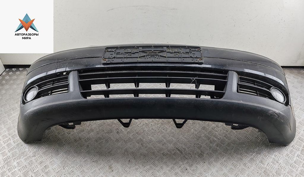 бампер передний Volkswagen Touran 1 поколение 2005, дизель, чёрный, минивэн, 1T0807221 - фото №1