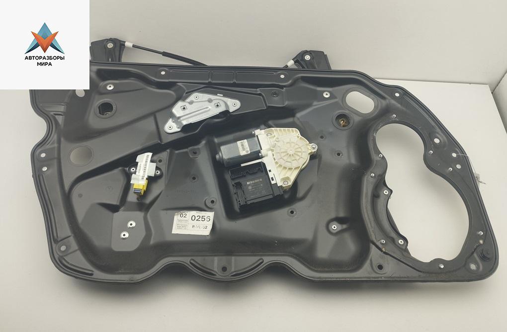 стеклоподъемник электрический передний левый Volkswagen Passat B6 2007, 1.9 л., дизель, МКПП, чёрный, универсал, 3C1837755 - фото №1