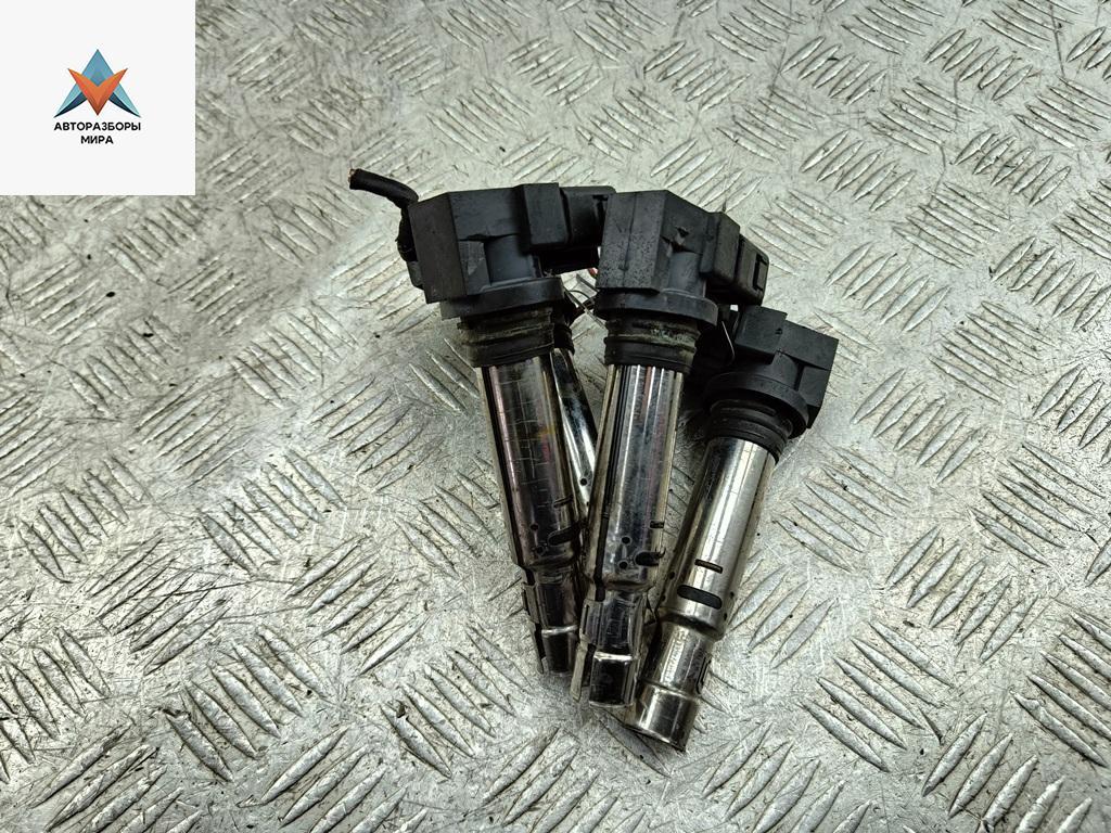 катушка зажигания Volkswagen Passat B6 2006, 1.6 л., бензин, МКПП, синий, универсал, 0986221023, 0040102030 - фото №1