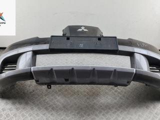 бампер передний Mitsubishi Outlander 1 поколение 2004, бензин, чёрный, внедорожник 5 дв.