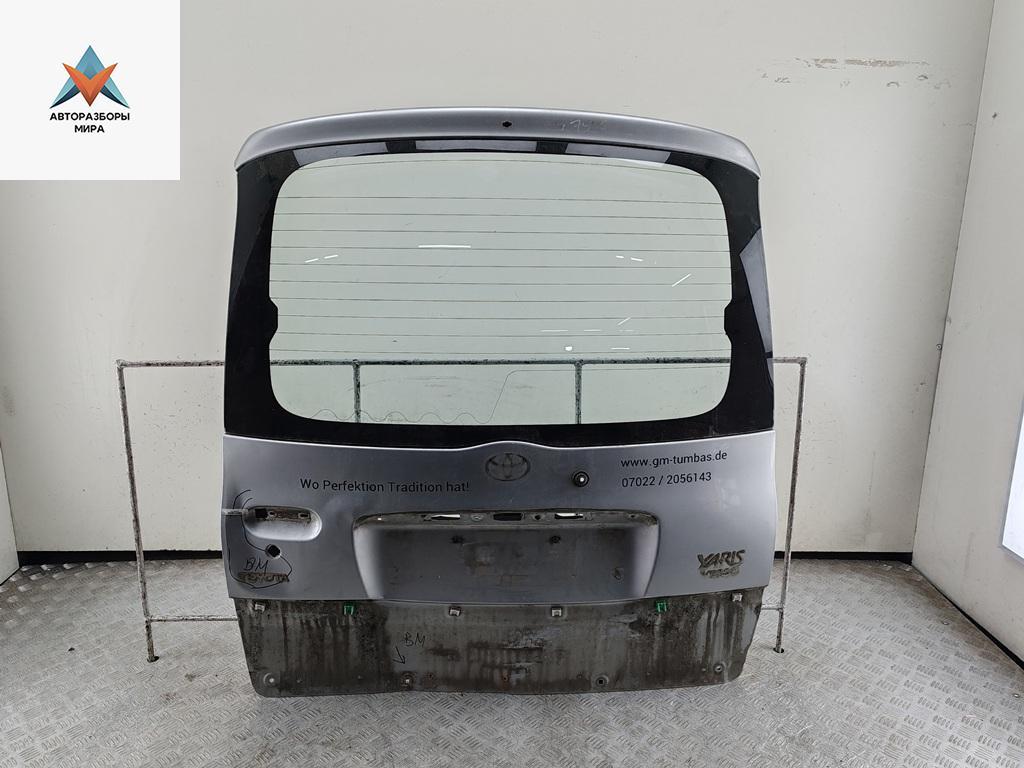 крышка багажника Toyota Yaris Verso 2001, серый, минивэн - фото №1