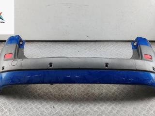 бампер задний Renault Scenic 2 поколение 2005, синий, минивэн, 8200141081
