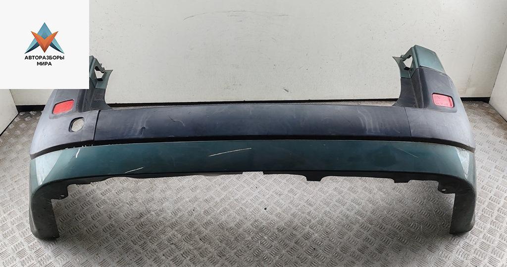 бампер задний Renault Scenic 2 поколение 2004, зелёный, минивэн, 8200228471 - фото №1