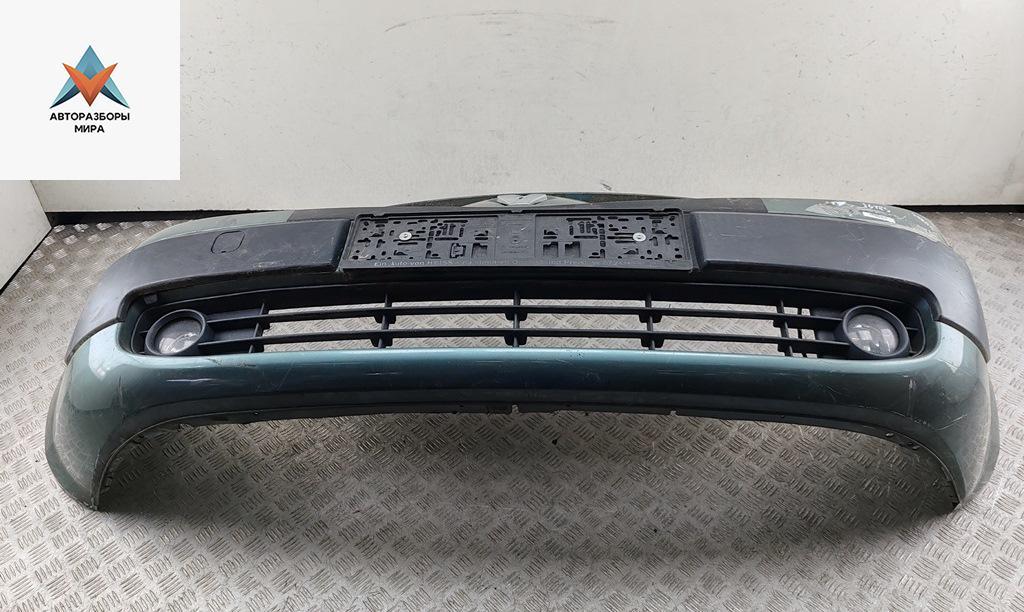 бампер передний Renault Scenic 2 поколение 2004, бензин, зелёный, минивэн, 8200139528 - фото №1