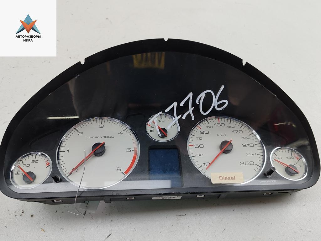 приборная панель Peugeot 407 1 поколение 2005, 2.0 л., дизель, МКПП, серый, универсал, 9658138580 - фото №1