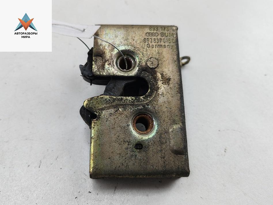 замок двери передней правой Audi 80 8A/B3 1991, 1.8 л., бензин, МКПП, синий, седан, 893837016C - фото №1