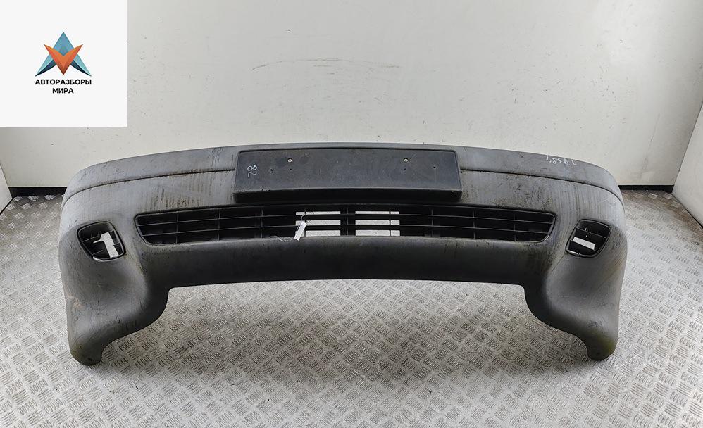 бампер передний Audi 80 8A/B3 1989, бензин, серый, седан, 893807101 - фото №1