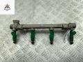 Форсунка топливная (комплект) Opel Omega B 1995, 2.0 л., бензин, МКПП, красный, седан, 0280155709 - фото №2