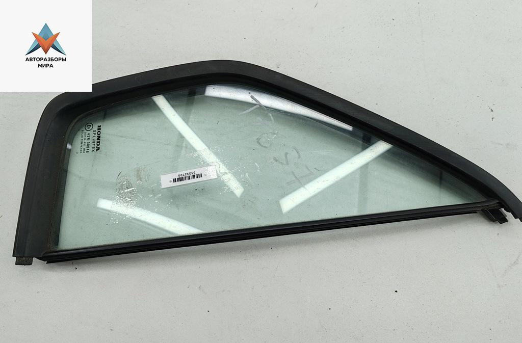 форточка задняя правая Honda CR-V 2 поколение 2002, 2.0 л., бензин, МКПП, чёрный, внедорожник 5 дв., 43R00048 - фото №1