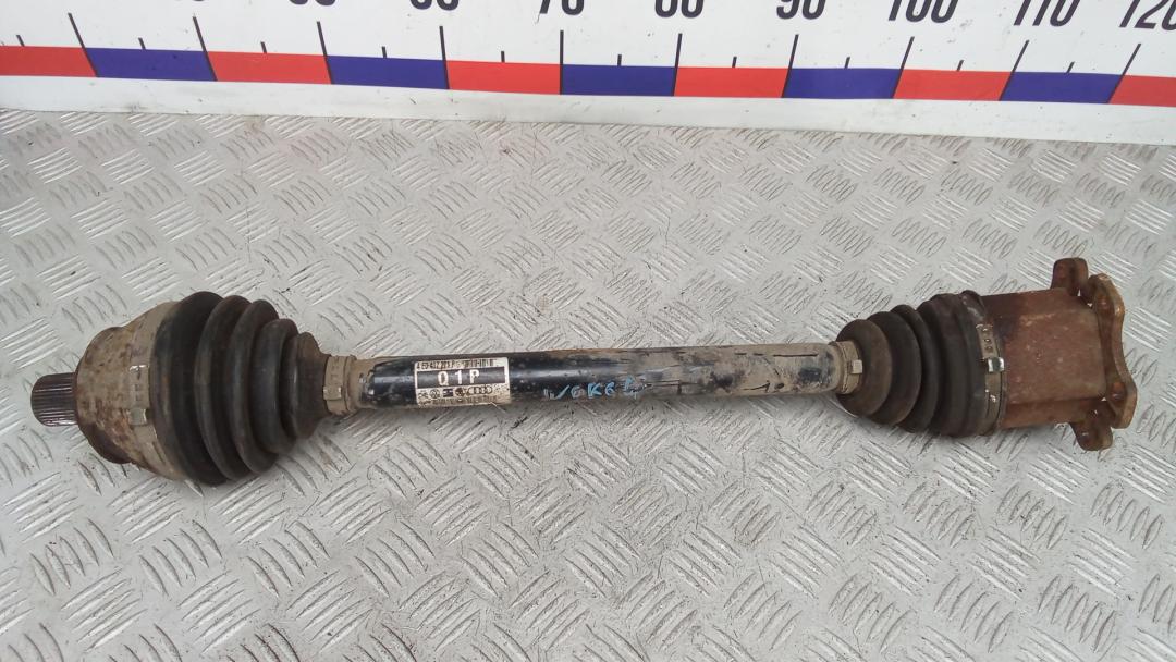 полуось передняя правая (приводной вал, ШРУС) Audi A8 D3/4E 2004, 3.0 л., дизель, АКПП, седан, 4E0407272P, 4E0407452AX - фото №1