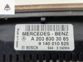 блок управления печки / климат-контроля Mercedes-Benz C-Класс W203/S203/CL203 [рестайлинг] 2004, 1.8 л., бензин, АКПП, серый, универсал, 2038303085 - фото №6