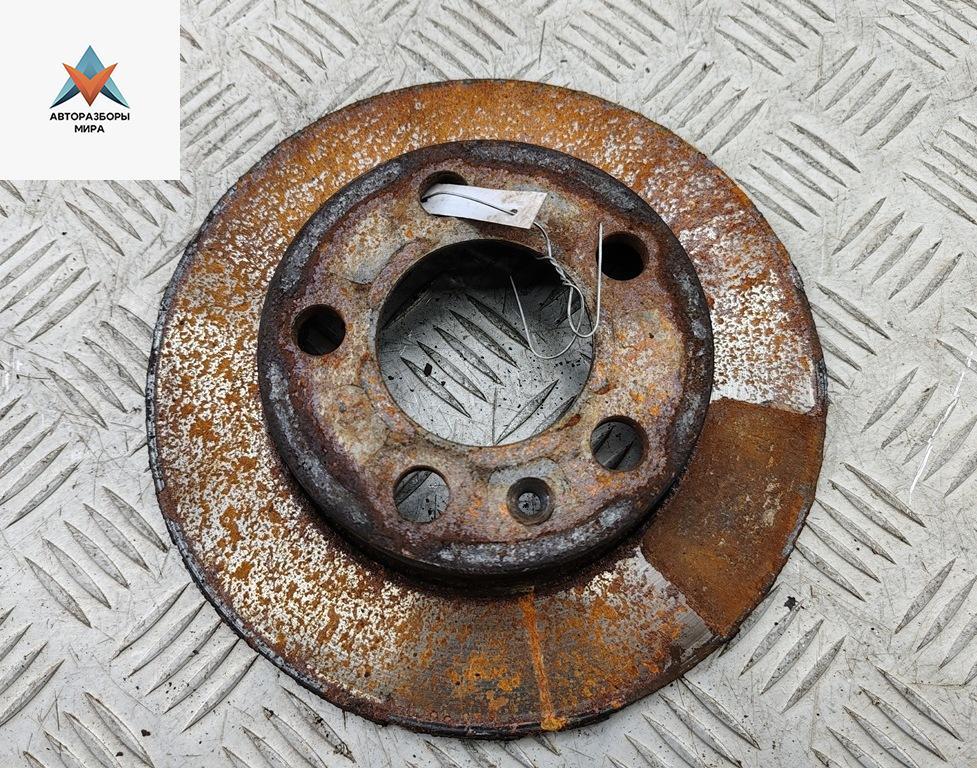 диск тормозной задний Volkswagen Bora 1 поколение 2001, 1.6 л., бензин, МКПП, серый, универсал - фото №1