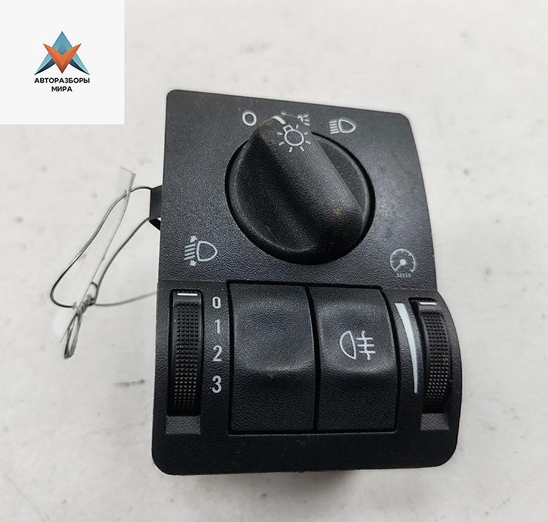 переключатель света Opel Zafira 1 поколение (A) 2002, 1.6 л., бензин, МКПП, синий, минивэн, 09133250 - фото №1