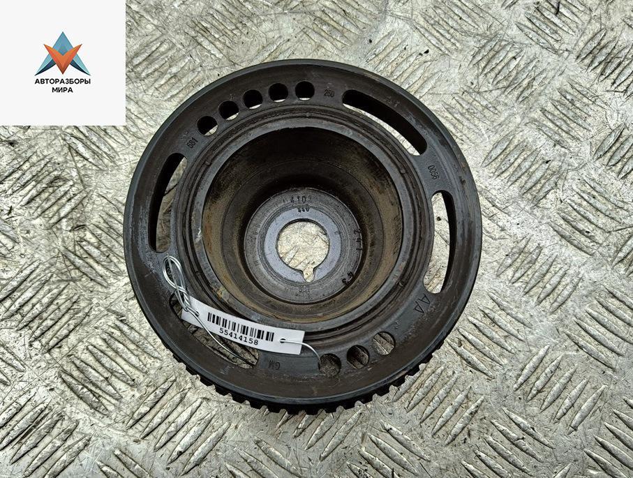 шкив коленвала Opel Astra G 2000, 1.6 л., бензин, МКПП, серый, хетчбэк 5 дв., 90531581 - фото №1