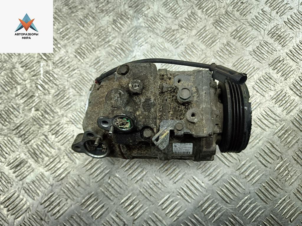 компрессор кондиционера BMW 5 серия E60/E61 2004, 2.2 л., бензин, 6917859 - фото №1