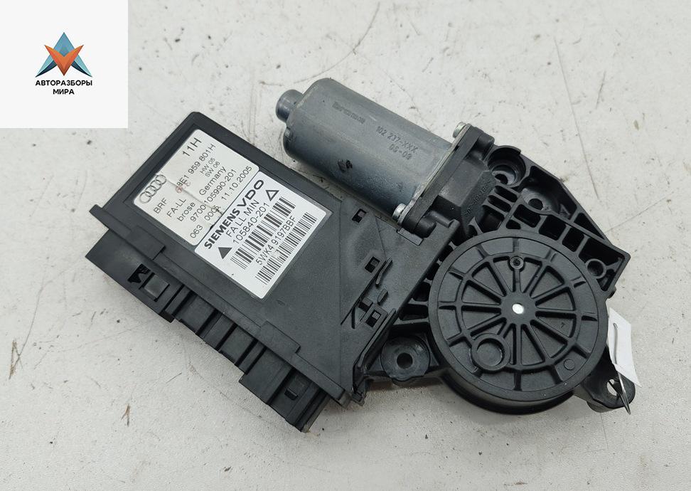моторчик стеклоподъемника передний левый Audi A4 B7 2005, 2.0 л., АКПП, универсал, 8E1959801H - фото №1