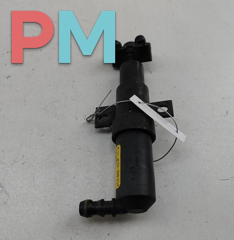 форсунка омывателя фары Volkswagen Passat B6 2007, 1.9 л., дизель, МКПП, чёрный, универсал, 3C0955103A - фото №1
