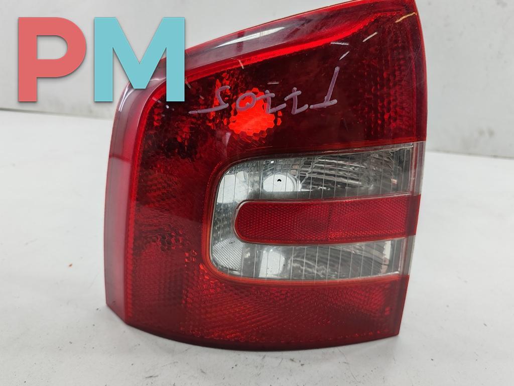 фонарь задний левый Skoda Octavia mk2 (A5 1Z) 2005, 1.9 л., дизель, МКПП, чёрный, универсал, 156651912L - фото №1