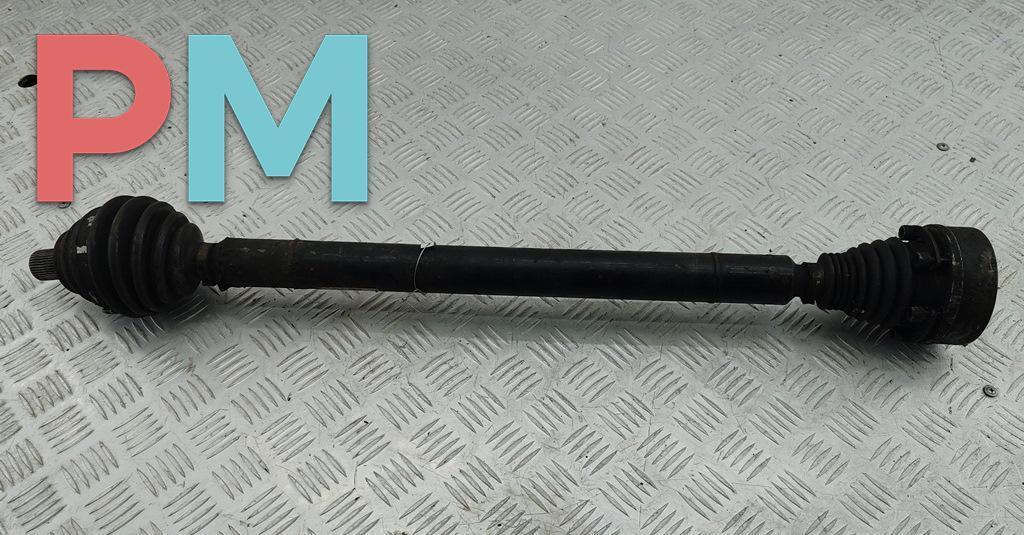 полуось передняя правая (приводной вал, ШРУС) Volkswagen Passat B6 2007, 1.9 л., дизель, МКПП, чёрный, универсал, 1K0407272DN - фото №1