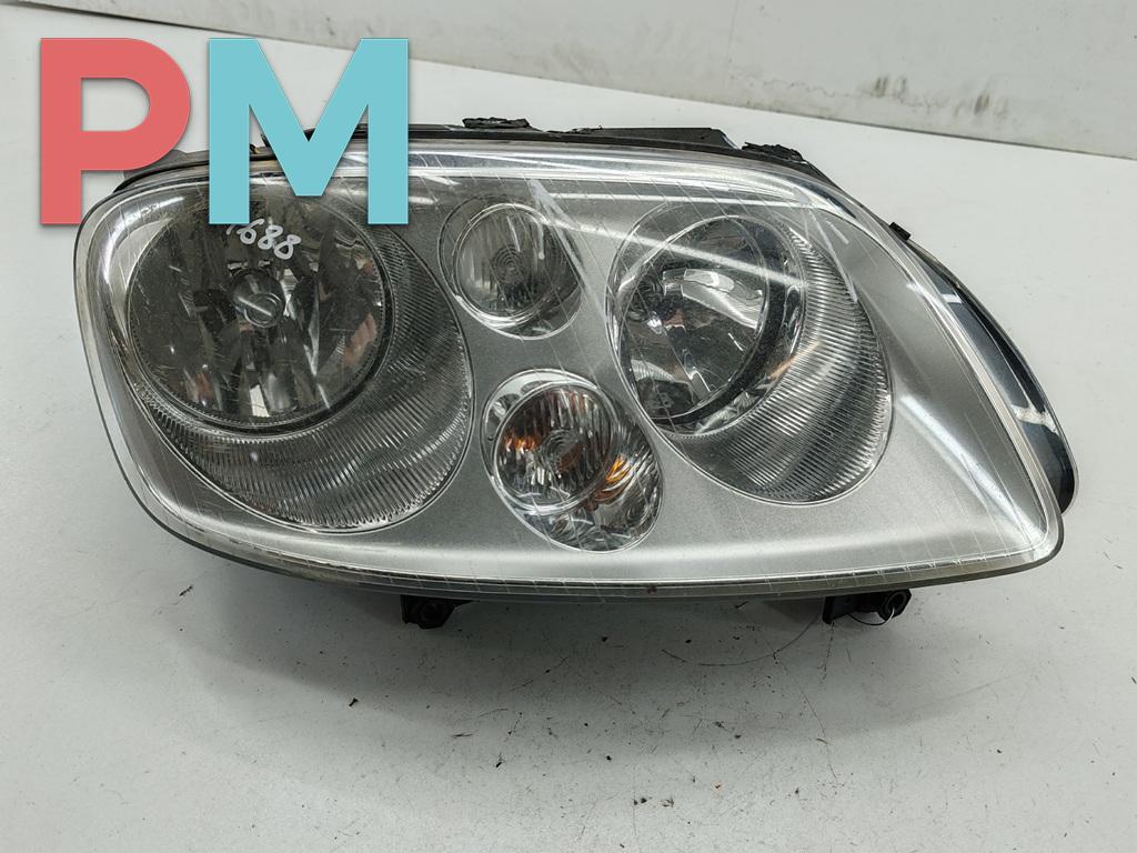 фара правая Volkswagen Touran 1 поколение 2005, 2.0 л., дизель, МКПП, чёрный, минивэн, 1T0941006F - фото №1