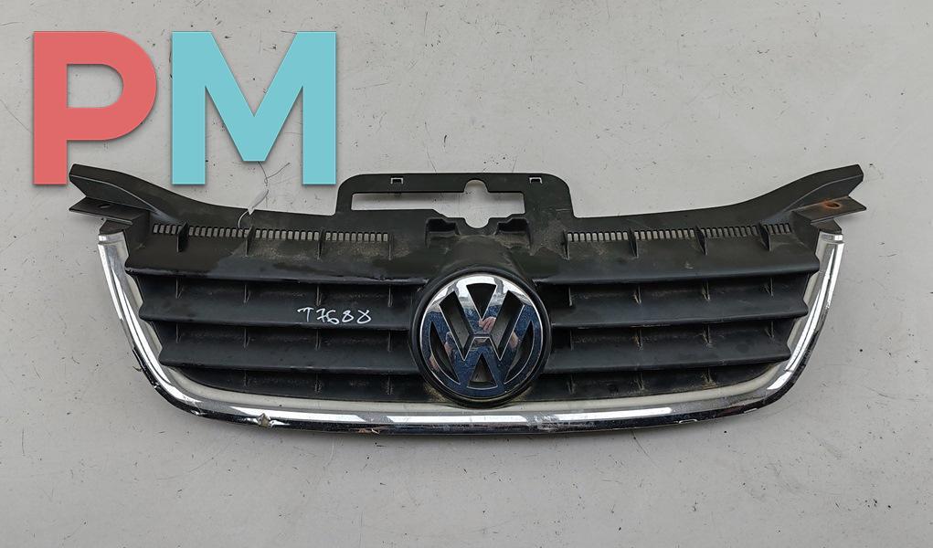 решетка радиатора Volkswagen Touran 1 поколение 2005, чёрный, минивэн, 1T0853651 - фото №1