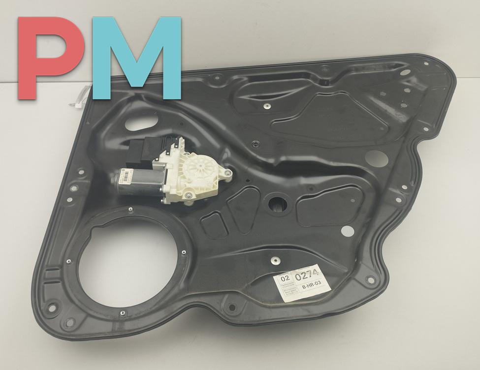 стеклоподъемник электрический задний правый Volkswagen Passat B6 2007, 2.0 л., дизель, МКПП, синий, универсал, 3C4839756H - фото №1
