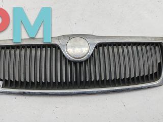 решетка радиатора Skoda Octavia mk2 (A5 1Z) 2005, чёрный, универсал, 1Z0853668