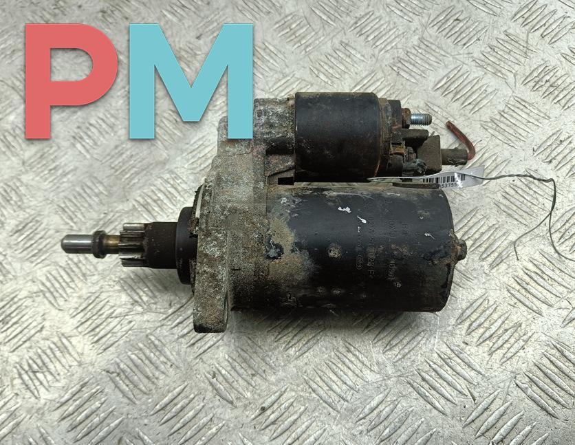 стартер Volkswagen Passat B4 1994, 1.8 л., бензин, МКПП, синий, универсал, 02A911023F, 0001107022 - фото №1