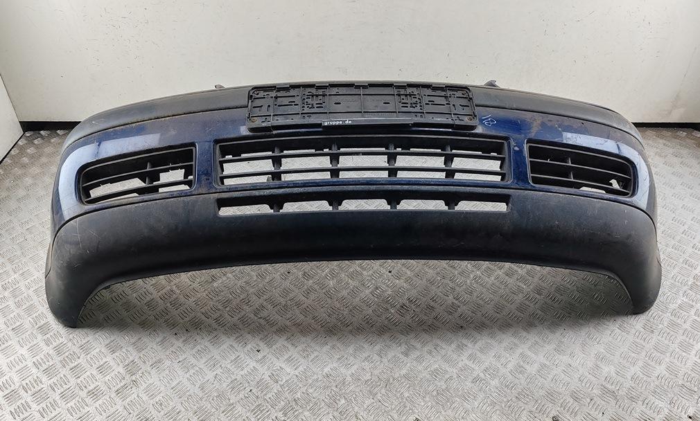 бампер передний Volkswagen Golf-4 2002, бензин, синий, хетчбэк 3 дв., 1J0807221A