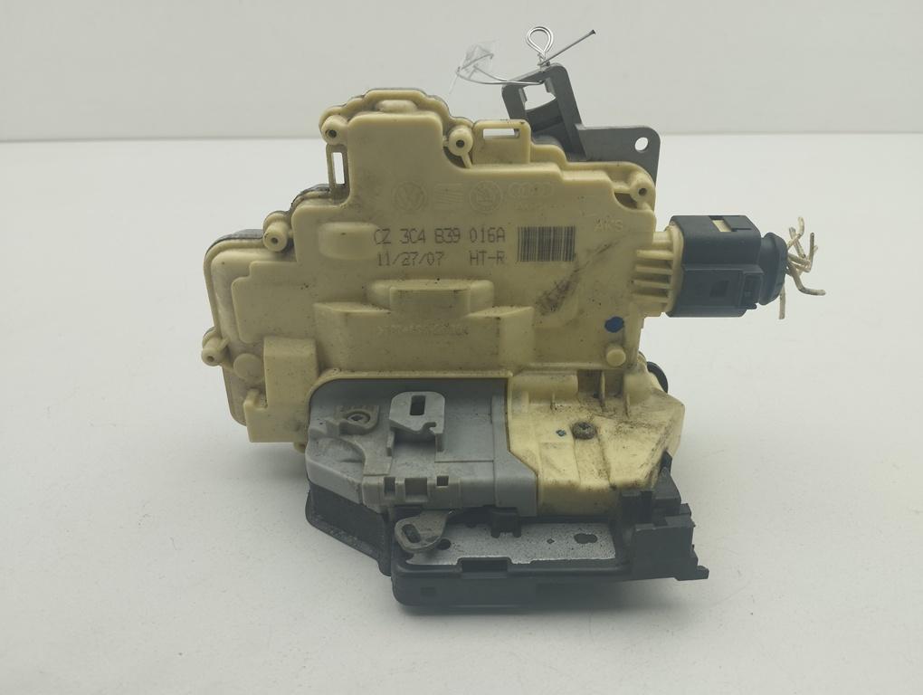 замок двери задней правой Volkswagen Passat B6 2007, 1.9 л., дизель, МКПП, чёрный, универсал, 3C4839016 - фото №1
