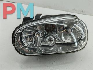 фара левая Volkswagen Golf 4 поколение 2000, 2.0 л., бензин, МКПП, чёрный, хетчбэк 3 дв.