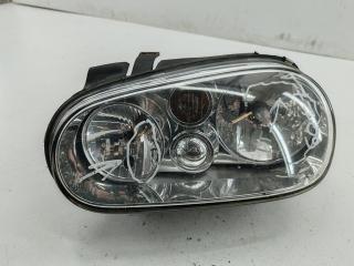 фара левая Volkswagen Golf 4 поколение 2000, 2.0 л., бензин, МКПП, чёрный, хетчбэк 3 дв.