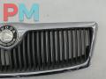 решетка радиатора Skoda Octavia mk2 (A5 1Z) 2008, серый, хетчбэк 5 дв., 1Z0853668 - фото №3