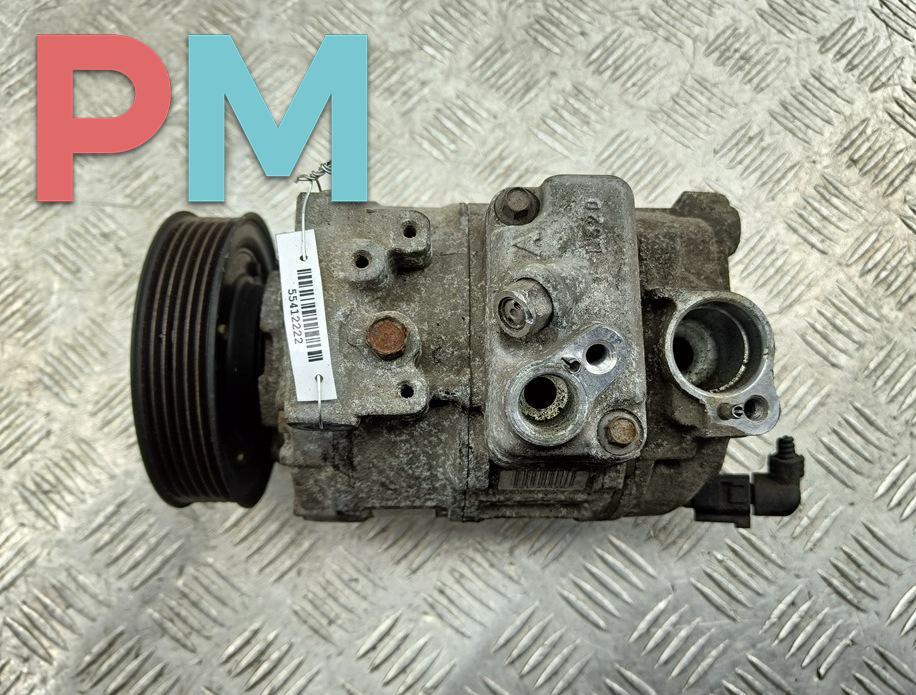 компрессор кондиционера Volkswagen Touran 1 поколение 2003, 1.6 л., бензин, 1K0820803F, 4472209203 - фото №1