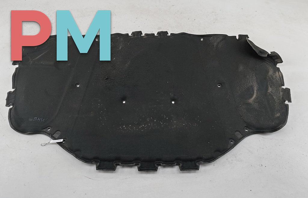 шумоизоляция капота BMW 5 серия E60/E61 2005, 2.5 л., бензин, АКПП, чёрный, седан - фото №1
