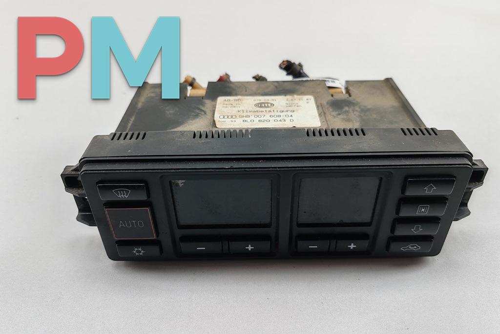 блок управления печки / климат-контроля Audi A4 B5 1997, 1.9 л., дизель, МКПП, синий, универсал, 8L0820043D - фото №1