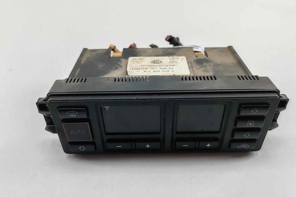 блок управления печки / климат-контроля Audi A4 B5 1997, 1.9 л., дизель, МКПП, синий, универсал, 8L0820043D