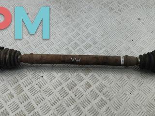 полуось передняя правая (приводной вал, ШРУС) Volkswagen Touran 1 поколение [рестайлинг] 2006, 1.4 л., бензин, МКПП, чёрный, минивэн