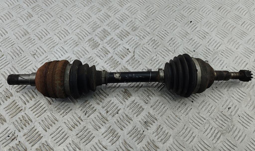 полуось передняя левая (приводной вал, ШРУС) Opel Zafira 1 поколение (A) 2002, 2.2 л., бензин, АКПП, серый, минивэн - фото №1