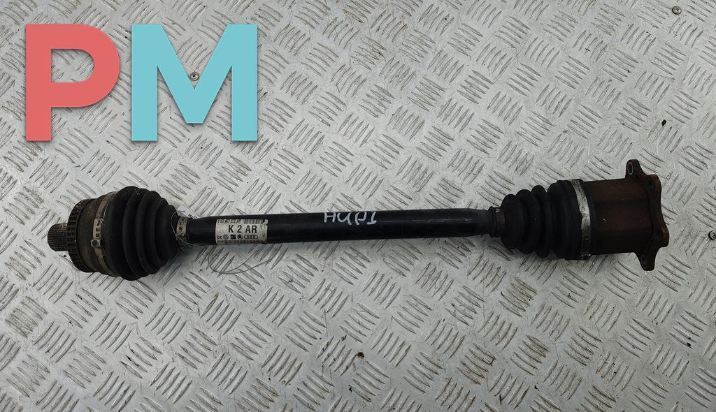 полуось передняя правая (приводной вал, ШРУС) Audi A4 B7 2004, 2.0 л., бензин, МКПП, синий, седан, 8E0407272AR - фото №1