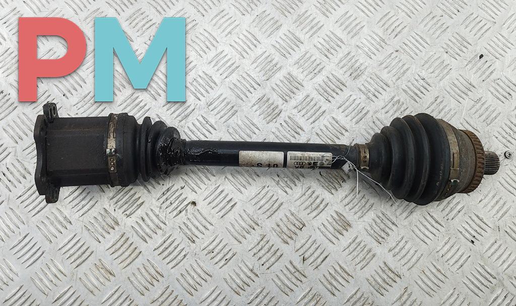 полуось передняя левая (приводной вал, ШРУС) Audi A4 B7 2005, 2.0 л., дизель, АКПП, синий, универсал, 8E0407271BK - фото №1