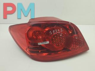 фонарь задний левый Peugeot 307 1 поколение [рестайлинг] 2005, 1.6 л., дизель, МКПП, чёрный, хетчбэк 5 дв., 9655767680