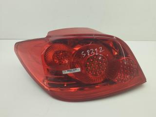 фонарь задний левый Peugeot 307 1 поколение [рестайлинг] 2005, 1.6 л., дизель, МКПП, чёрный, хетчбэк 5 дв., 9655767680